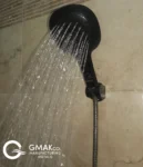 Black shower head