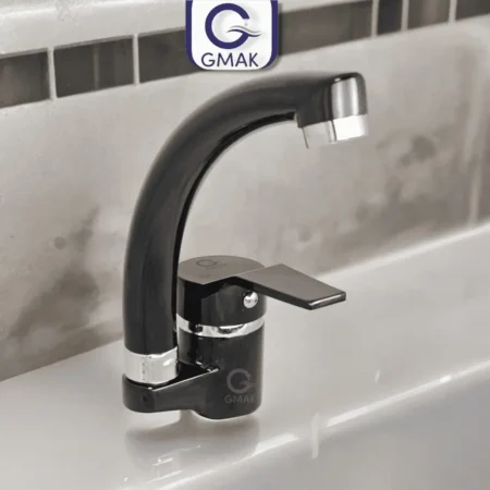 Model PRs Basin Mixer Black