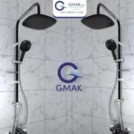 Ruler 2 in 1 Gemac black color