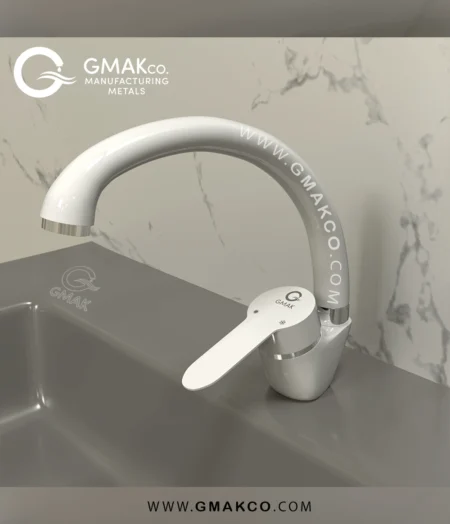 Basin mixer model Gmak White