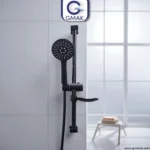 Gemac 1×1 Shower Ruler Model Relax Black