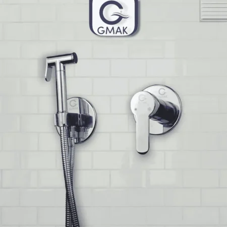 Chrome bidet mixer from Gmak