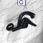 Gemac Plus Wall Sink Mixer (Black)
