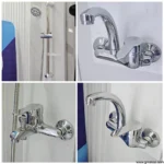 View 3 mixers 2 wall mixers GR model + 1*1 shower ruler