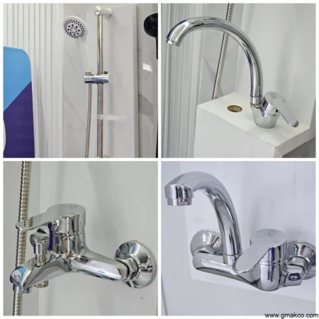 View 3 GR model mixers + 1*1 shower ruler
