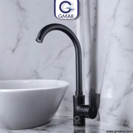 Gemac Model Royal Pro Black Basin Mixer